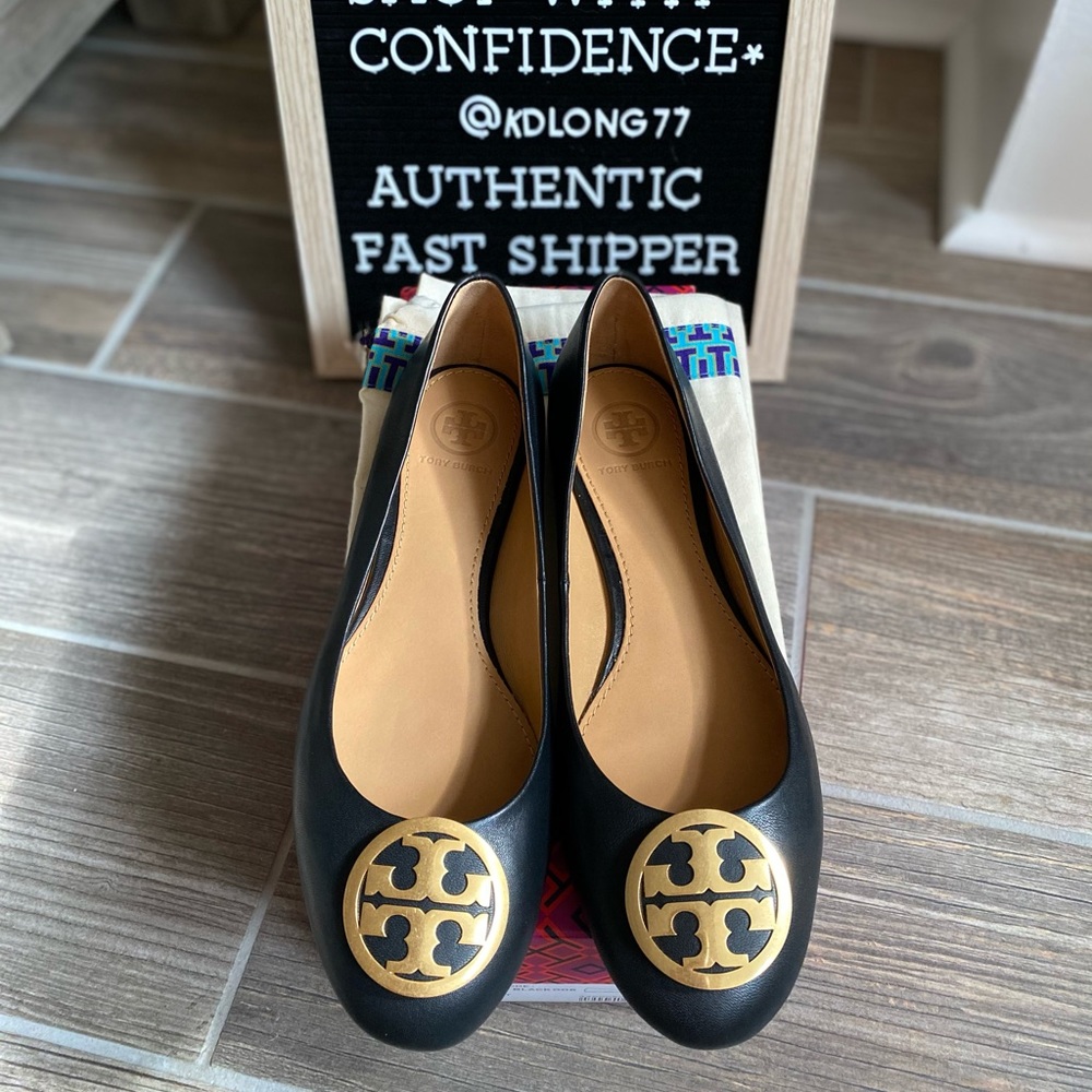Tory Burch Benton Ballet Flat Nappa Leather - Picture 3 of 12